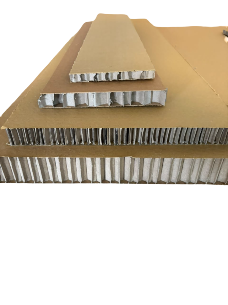 Multi-Thickness Kraft Honeycomb Boards Stack